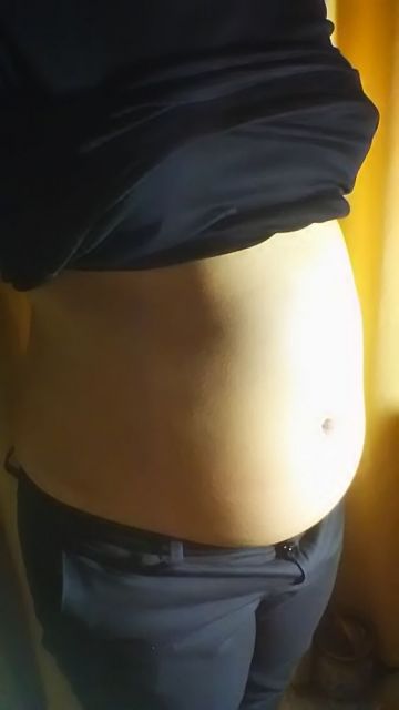 my belly become round and bigger..jpg