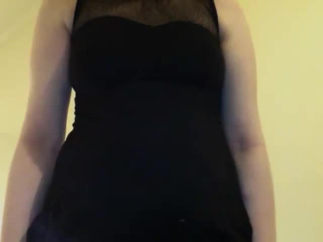 Looking pregnant in a dress..flv