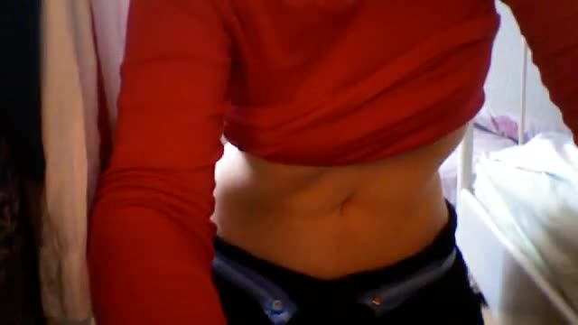 Showing my belly.flv