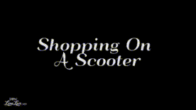 Shopping On A Scooter