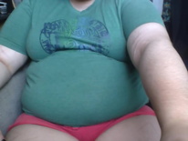 Bbw belly play small clothes