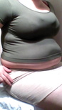 Fatter Belly in Crop Top - Tease Fat Girl for Weight Gain