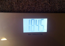 Current Weight 184kg