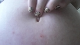 Belly Button play - 8 months pregnant