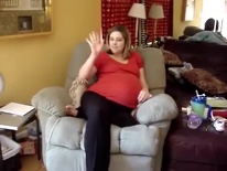 Belly Girl Pregnant with Triplet Chestbursters