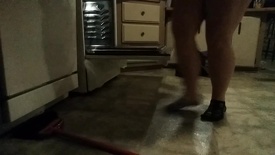 Fat House Wife Cleaning