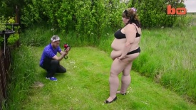 Fat Admirer Husband Loves Wife's Bountiful Body