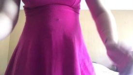 [Dream Gainer] Small pink dress with a Big Belly