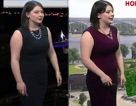 local weather girl the forecast calls for double chin and jiggly belly