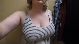 Public First Time Trying On New Dress0216172