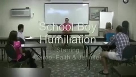 Carrie Faith & Jennifer - School Boy Humiliation
