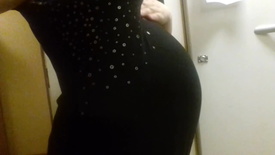 My big fat round belly, food baby