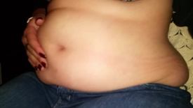 Random belly play - showing my fat belly that I loooove it