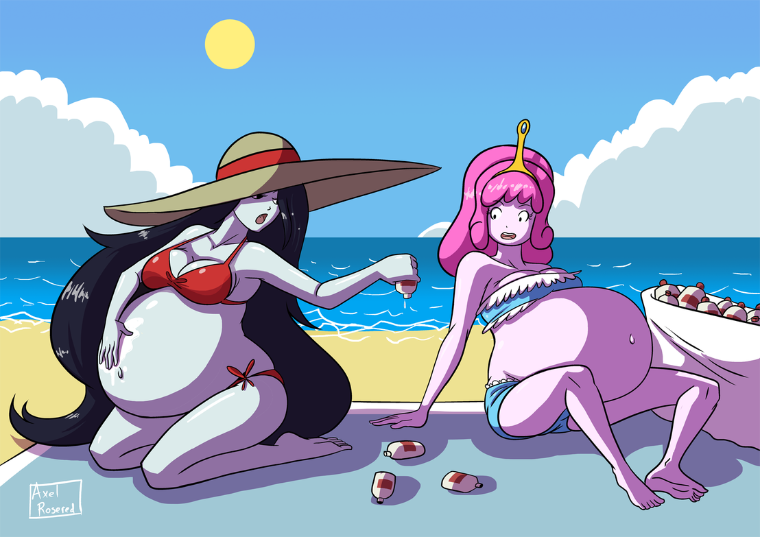 Commission Beach Time By Axel-Rosered.png