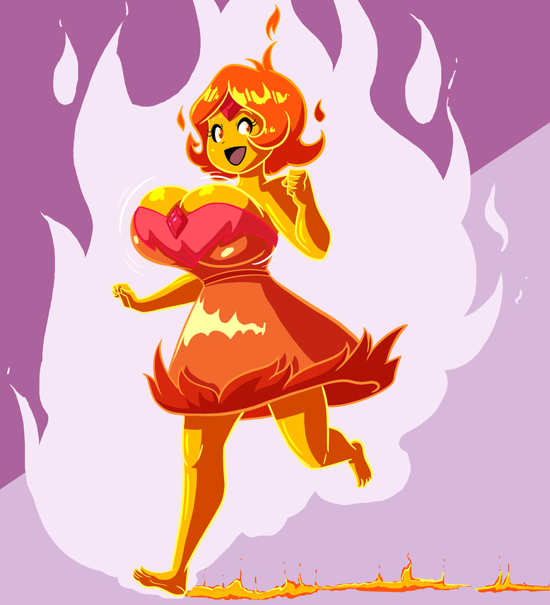 Fanart Pinup Flame Princess.png