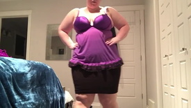 Purple Camisole Outfit of the night