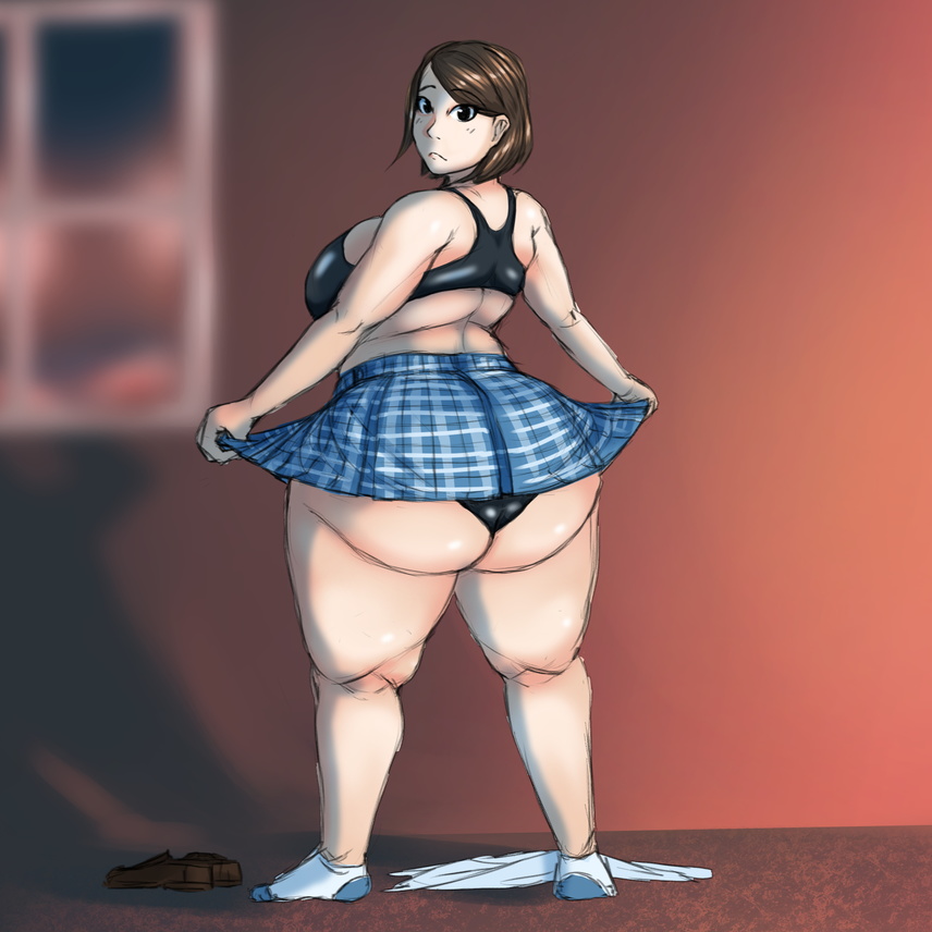 Short Skirt Getting Shorter (Quick Color) by FoxFire486_717942931.jpg