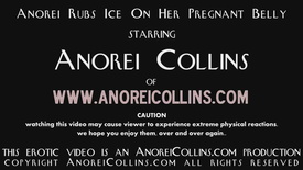 Ice on Pregnant Belly