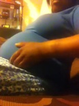 Belly play on couch before bed