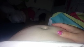 BBW big Belly in bed ????