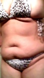 Tease the Fat Girl! - Bloated Belly in Tight Bikini