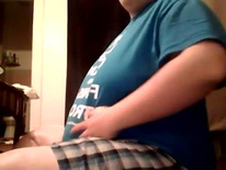 Girl Belly eating