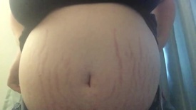 Measuring and playing with my empty belly