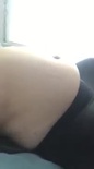 Huge stuffed belly with moans