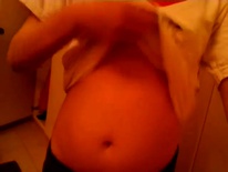 After a huge stuffing + bloated belly