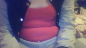 My belly on webcam  it s soft