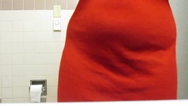 Same Red Dress Ten extra Pounds 153p 69,4kg