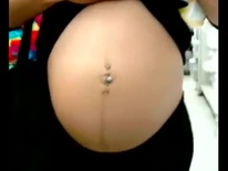 Pregnant belly ring