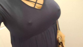 Should be interesting going out. - braless