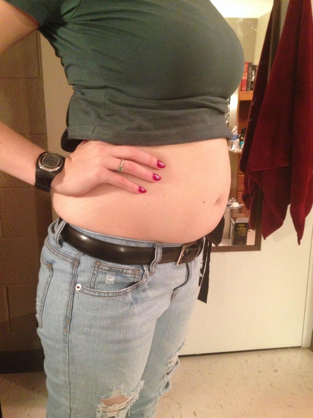 and my after! I've got such a food baby but my belly's nice and tight, so I don't mind too much ;).jpeg