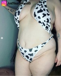 JustYourDream95 Instagramer Big Tits Cow Girl Outfit BBW Milf (2)
