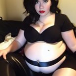 00125-2448044433-t1ianast8umy2 posing with her round fat belly wearing batman costume